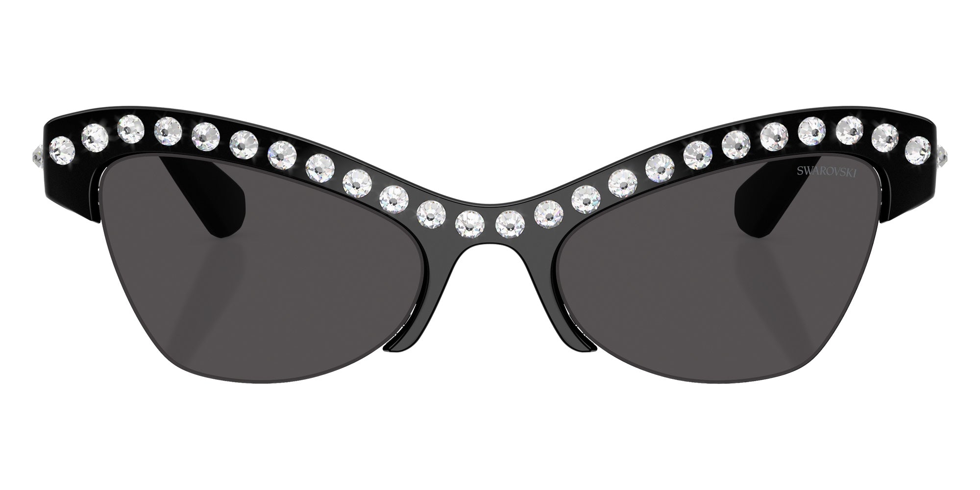 Swarovski SK6043 100187 55 - Black / Dark Gray #id:sk6043100187_s:100100