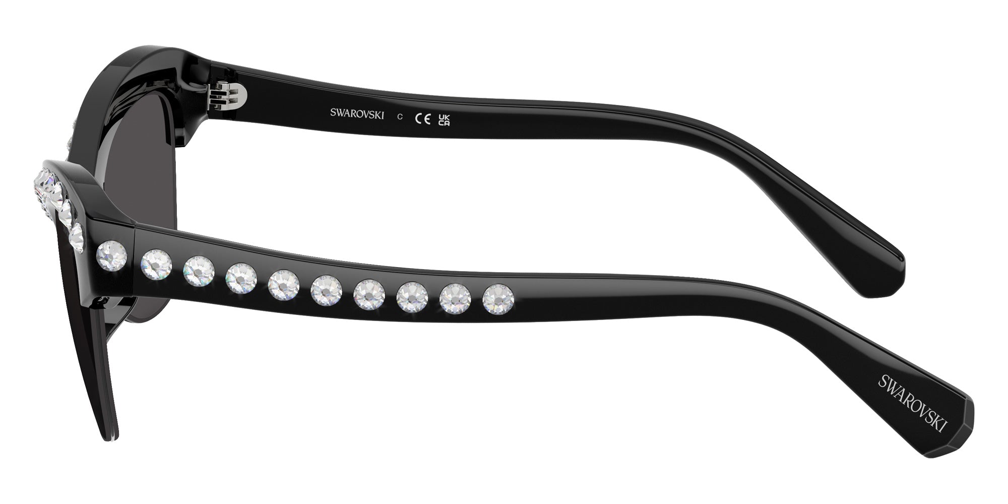 Swarovski SK6043 100187 55 - Black / Dark Gray #id:sk6043100187_s:100110