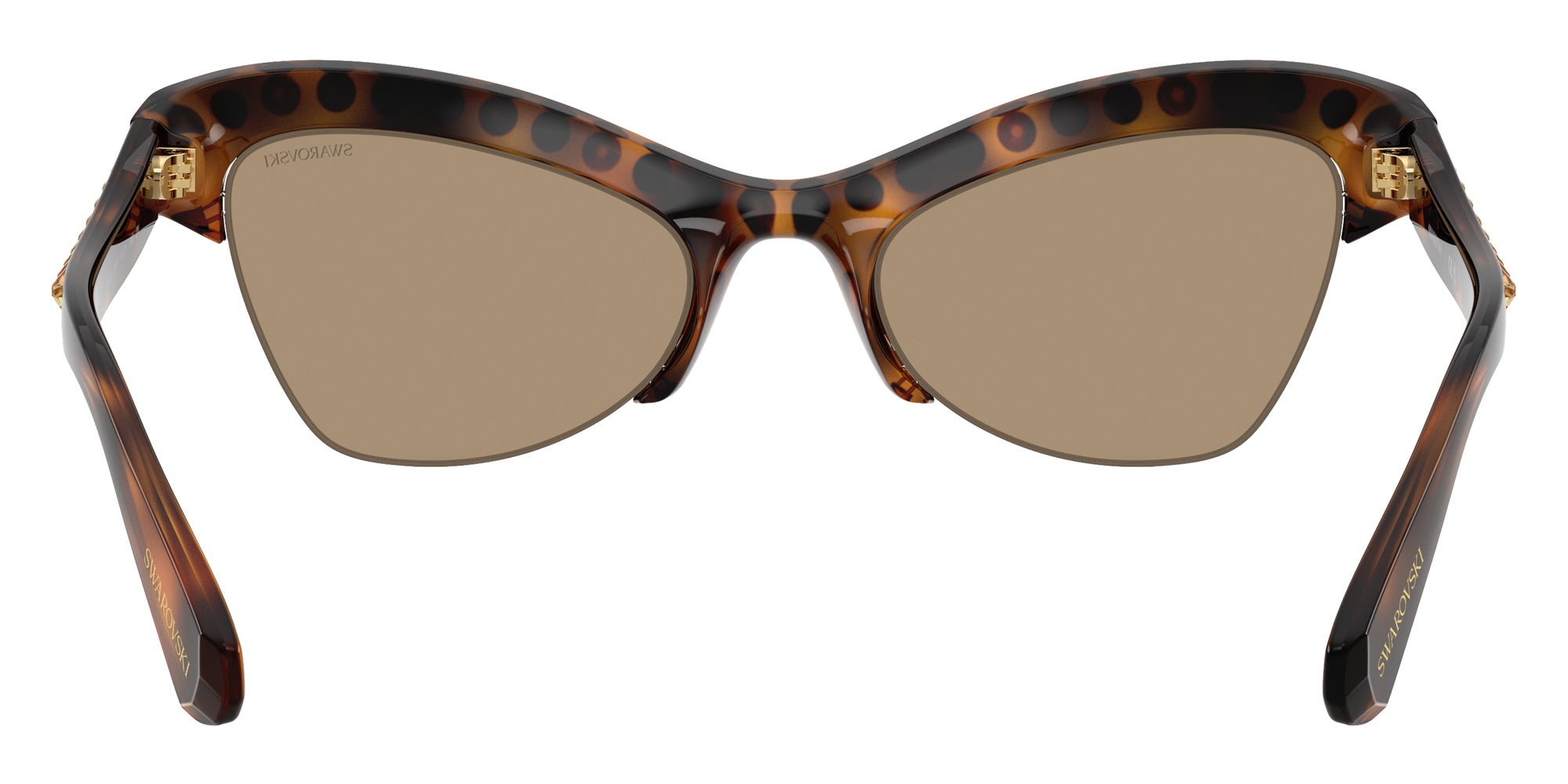 Swarovski SK6043 100271 55 - Havana / Dark Brown Mirrored Rose Gold #id:sk6043100271_s:102115