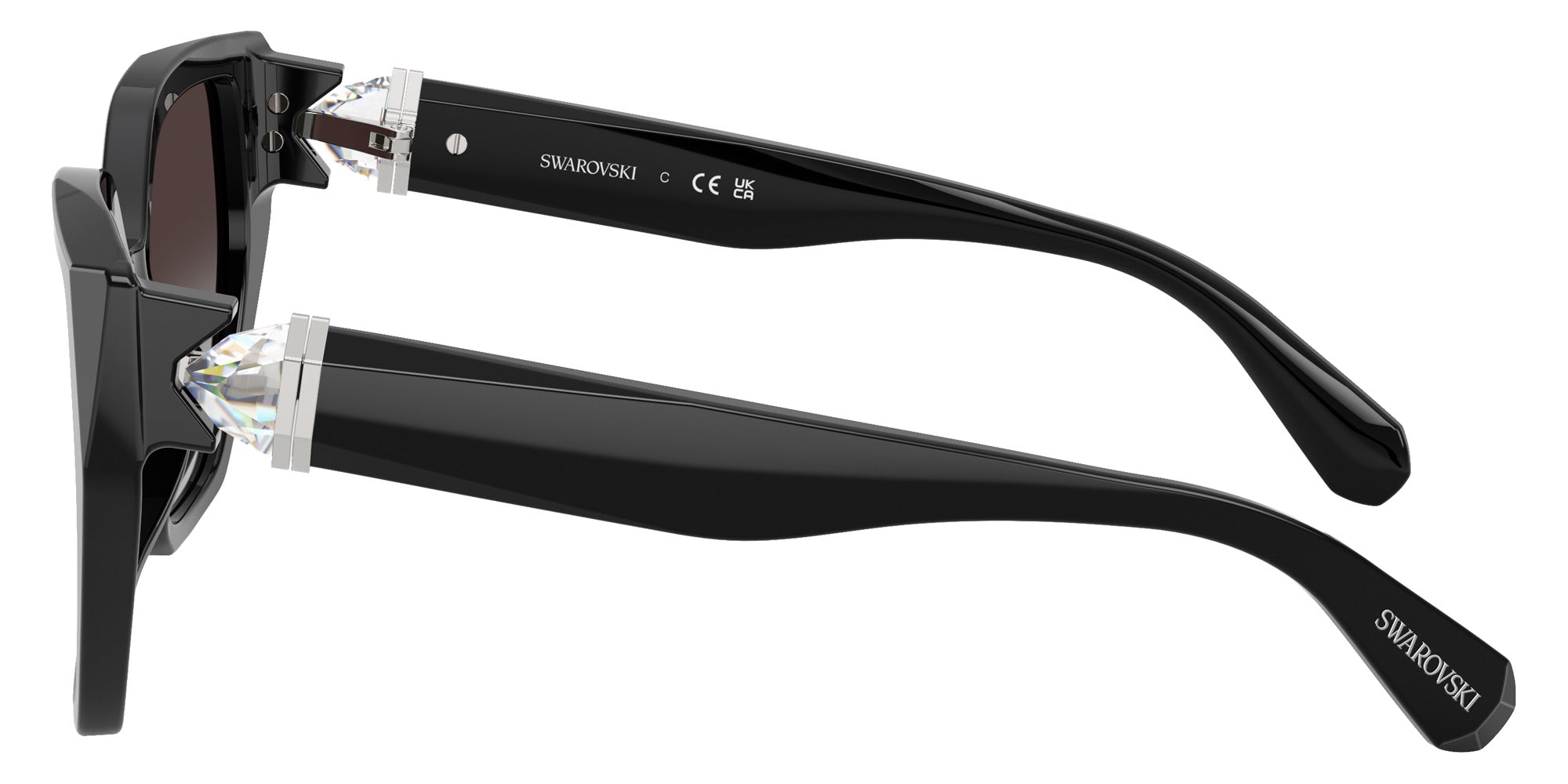 Swarovski SK6044U 10018G 56 - Black / Gradient Gray #id:sk6044u10018g_s:100110
