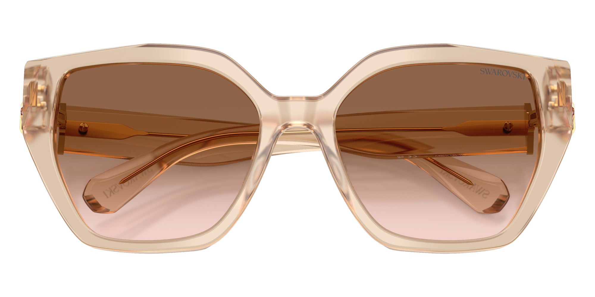 Swarovski SK6044U 103413 56 - Milky Beige / Gradient Brown #id:sk6044u103413_s:106120