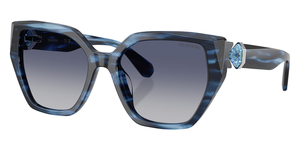 Swarovski SK6044U 10904L 56 - Striped Blue / Gradient Blue #id:sk6044u10904l_s:108105
