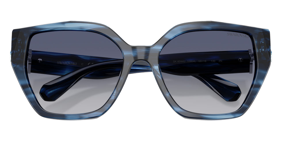 Swarovski SK6044U 10904L 56 - Striped Blue / Gradient Blue #id:sk6044u10904l_s:108120