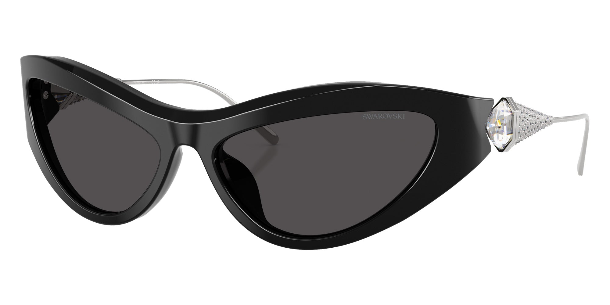 Swarovski SK6046 100187 60 - Black / Dark Gray #id:sk6046100187_s:100105