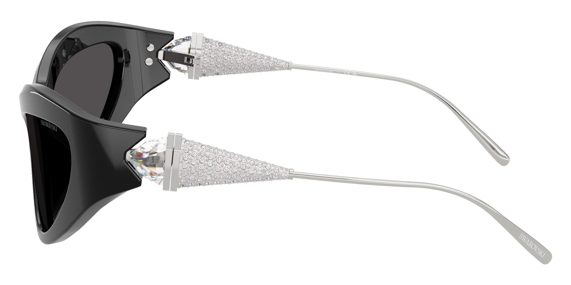 Swarovski SK6046 100187 60 - Black / Dark Gray #id:sk6046100187_s:100110