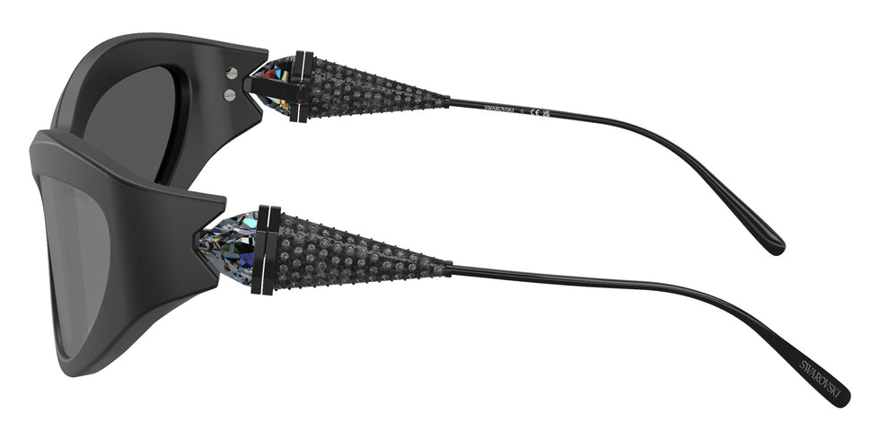 Swarovski SK6046 10206G 60 - Matte Black / Gray Mirrored Black #id:sk604610206g_s:102110