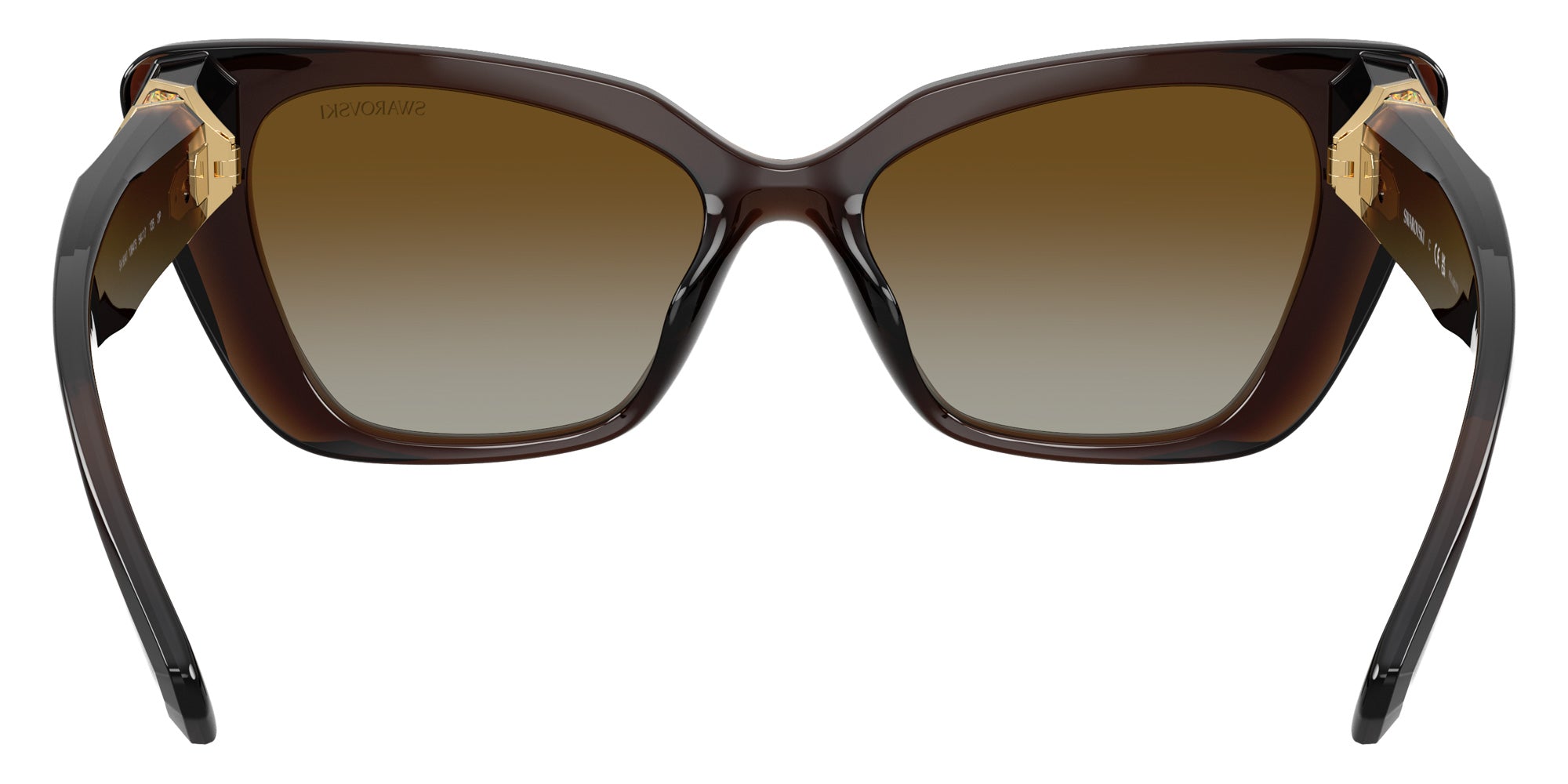 Swarovski SK6047 1084T5 54 - Transparent Brown / Polarized Brown Gradient #id:sk60471084t5_s:110115