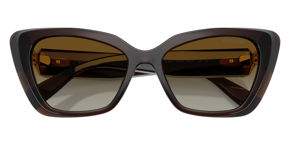 Swarovski SK6047 1084T5 54 - Transparent Brown / Polarized Brown Gradient #id:sk60471084t5_s:110120