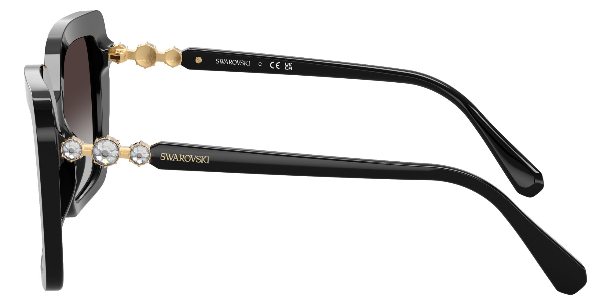Swarovski SK6049 10018G 57 - Black / Gradient Gray #id:sk604910018g_s:100110