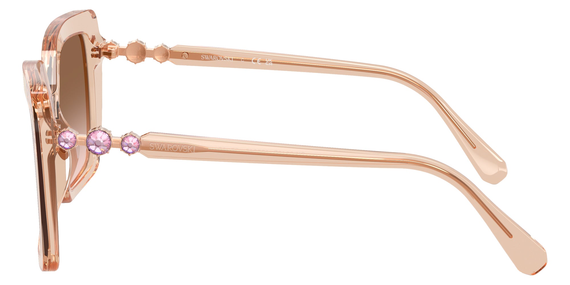 Swarovski SK6049F 106313 57 - Transparent Beige / Brown Gradient #id:sk6049f106313_s:106110