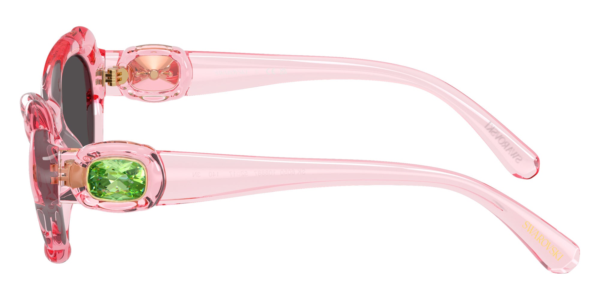 Swarovski SK6050 108887 52 - Transparent Pink / Dark Gray #id:sk6050108887_s:106110