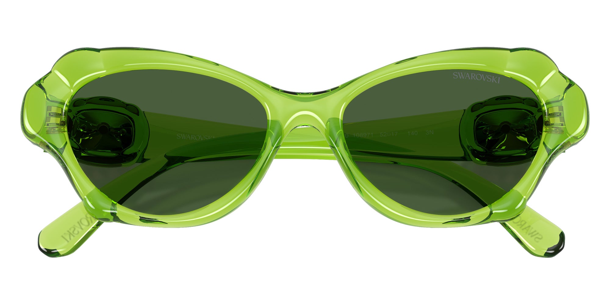 Swarovski SK6050 108971 52 - Transparent Green / Dark Green #id:sk6050108971_s:108120