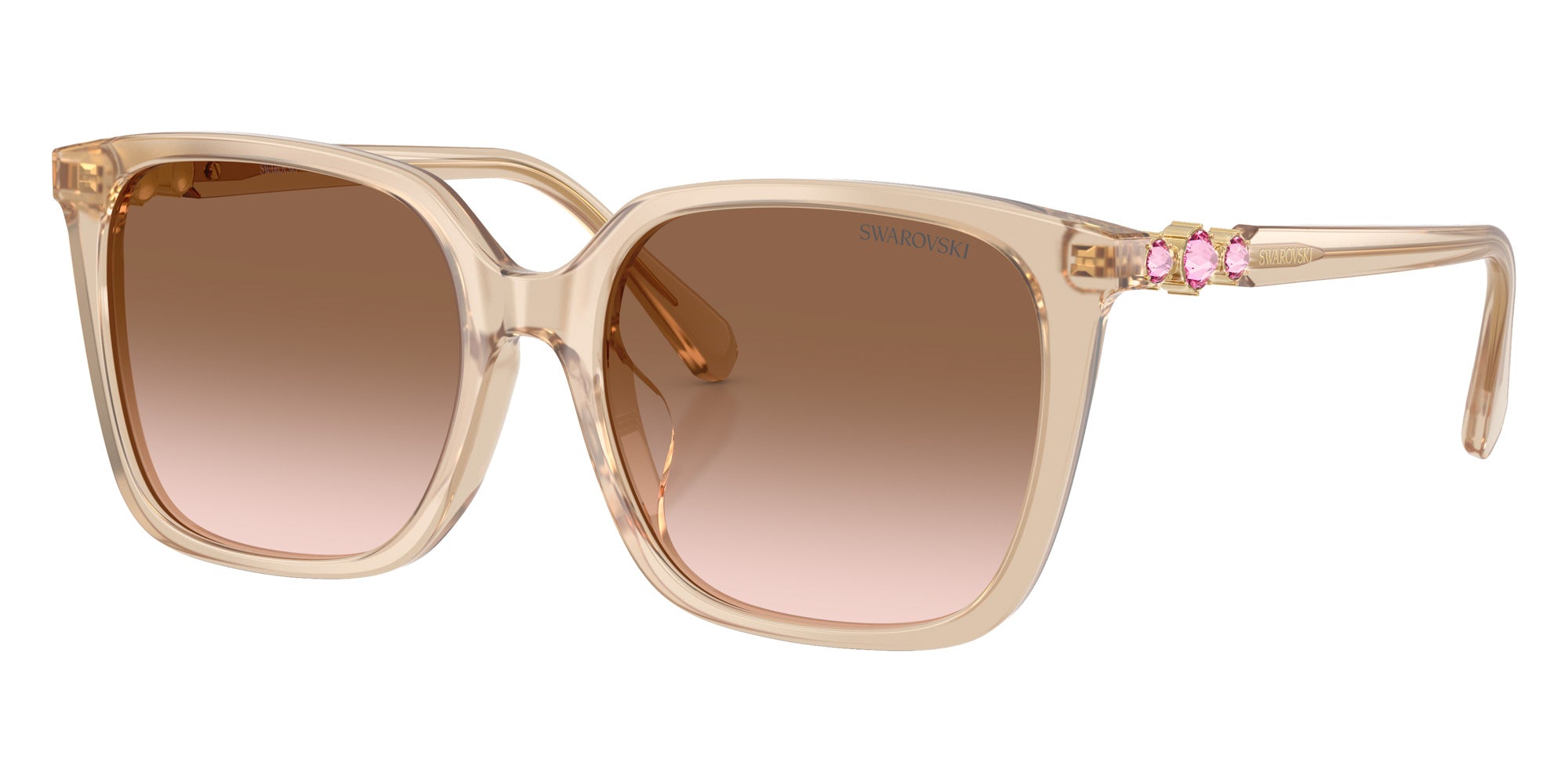 Swarovski SK6053D 103413 55 - Milky Beige / Gradient Brown #id:sk6053d103413_s:100105