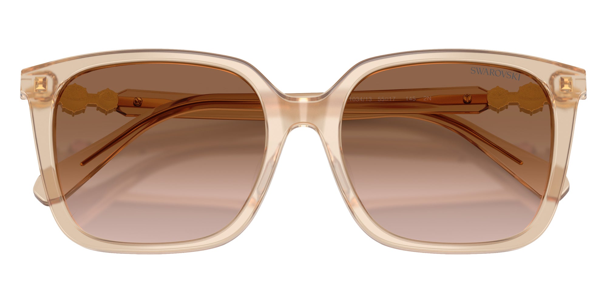 Swarovski SK6053D 103413 55 - Milky Beige / Gradient Brown #id:sk6053d103413_s:100120