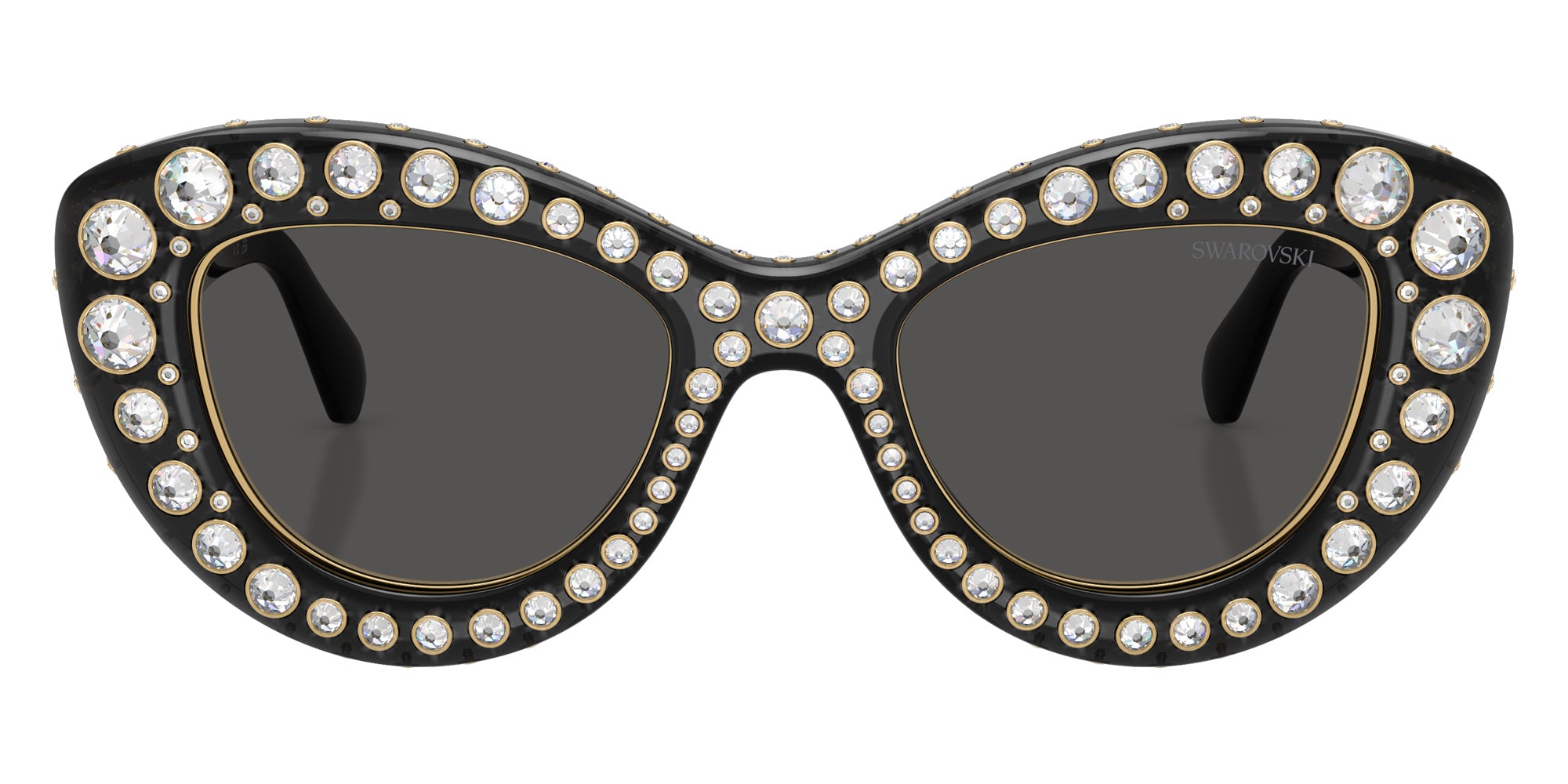 Swarovski SK6060 110487 49 - Transparent Dark Gray #id:sk6060110487_s:102100