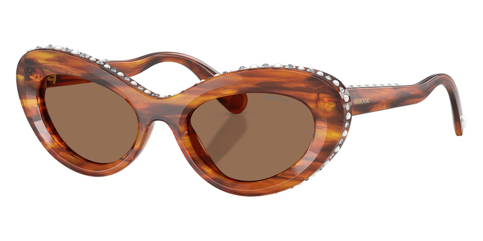 Swarovski SK6061U 109173 51 - Striped Havana #id:sk6061u109173_s:106105