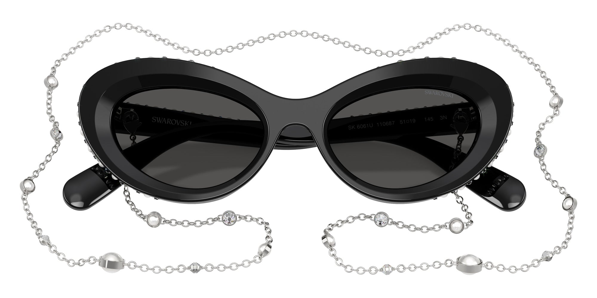 Swarovski SK6061U 110687 51 - Black #id:sk6061u110687_s:112120