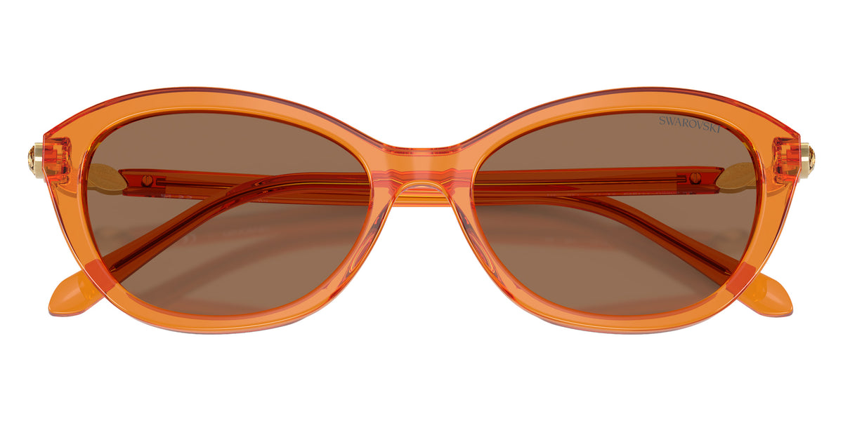 Swarovski SK6066U 111973 54 - Transparent Orange / Dark Brown #id:sk6066u111973_s:106120