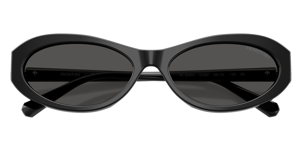 Swarovski SK6069U 103887 56 - Black / Dark Gray #id:sk6069u103887_s:100120