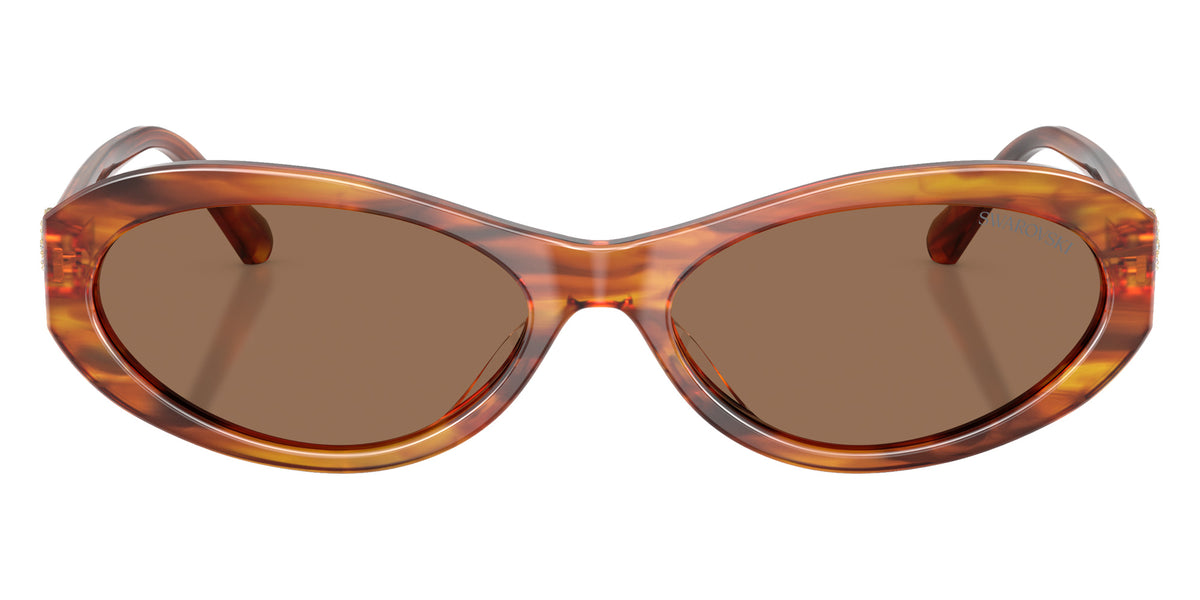 Swarovski SK6069U 109173 56 - Striped Havana / Dark Brown #id:sk6069u109173_s:106100