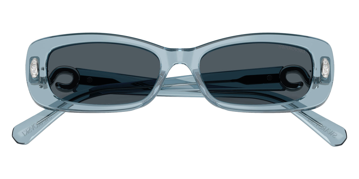 Swarovski SK6071U 110887 53 - Transparent Light Blue / Dark Gray #id:sk6071u110887_s:104120