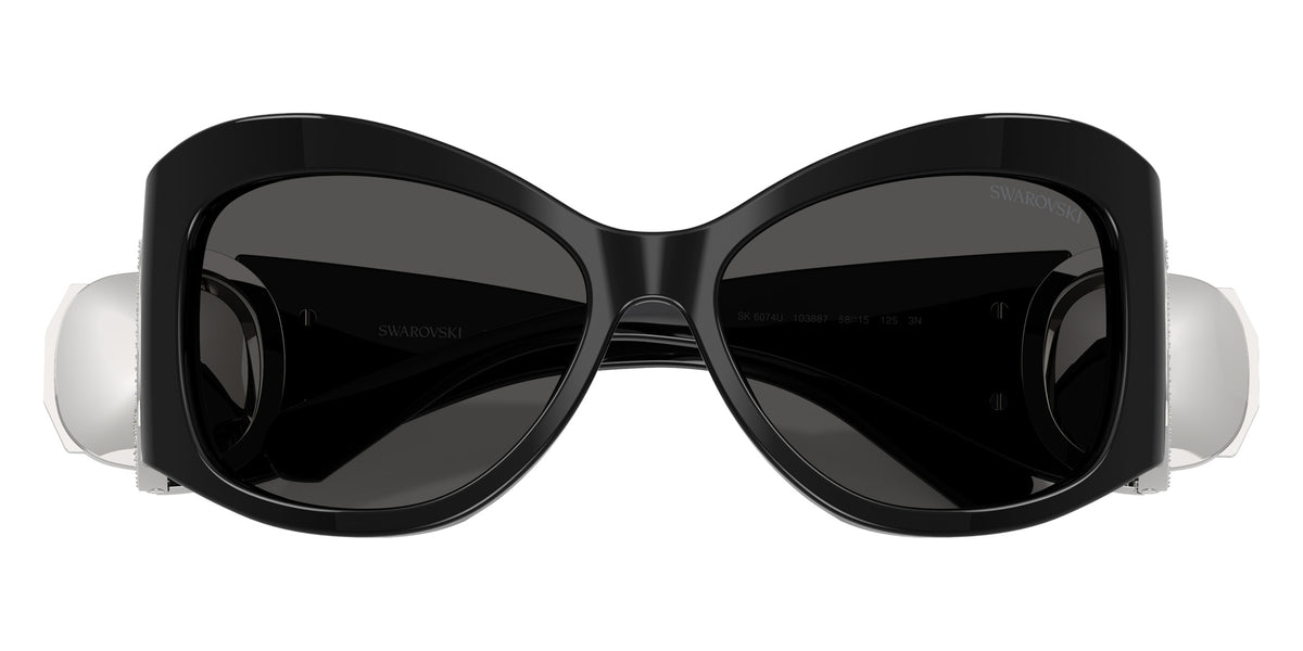 Swarovski SK6074U 103887 58 - Black / Dark Gray #id:sk6074u103887_s:100120