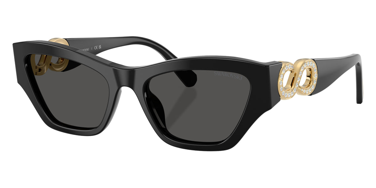 Swarovski SK6076U 100187 53 - Black / Dark Gray #id:sk6076u100187_s:100105