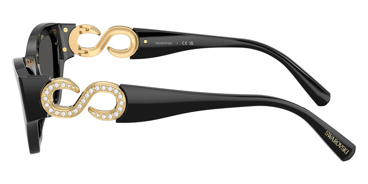 Swarovski SK6076U 100187 53 - Black / Dark Gray #id:sk6076u100187_s:100110