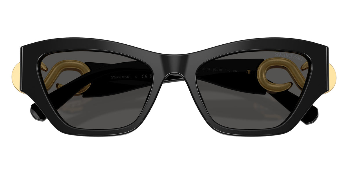 Swarovski SK6076U 100187 53 - Black / Dark Gray #id:sk6076u100187_s:100120