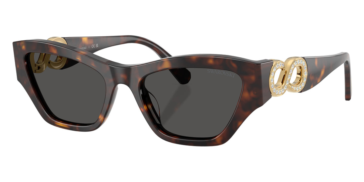 Swarovski SK6076U 100287 53 - Havana / Dark Gray #id:sk6076u100287_s:102105