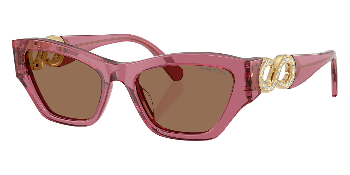 Swarovski SK6076U 110773 53 - Transparent Dark Cherry / Dark Brown #id:sk6076u110773_s:104105
