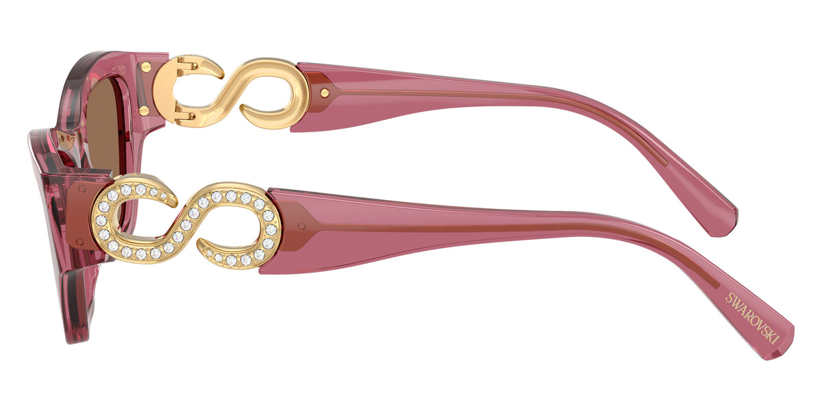Swarovski SK6076U 110773 53 - Transparent Dark Cherry / Dark Brown #id:sk6076u110773_s:104110