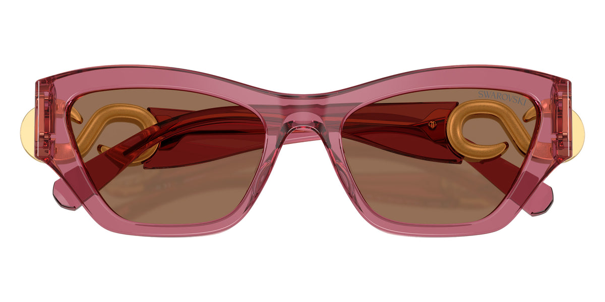 Swarovski SK6076U 110773 53 - Transparent Dark Cherry / Dark Brown #id:sk6076u110773_s:104120