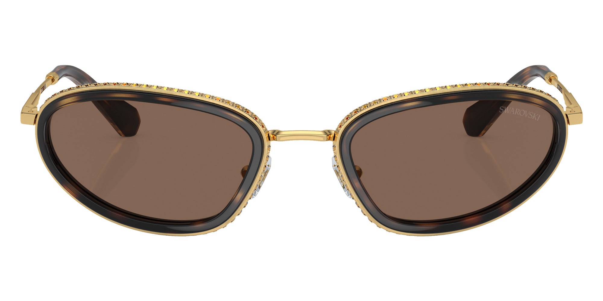Swarovski SK7004 400473 55 - Gold/Black / Dark Brown #id:sk7004400473_s:100100