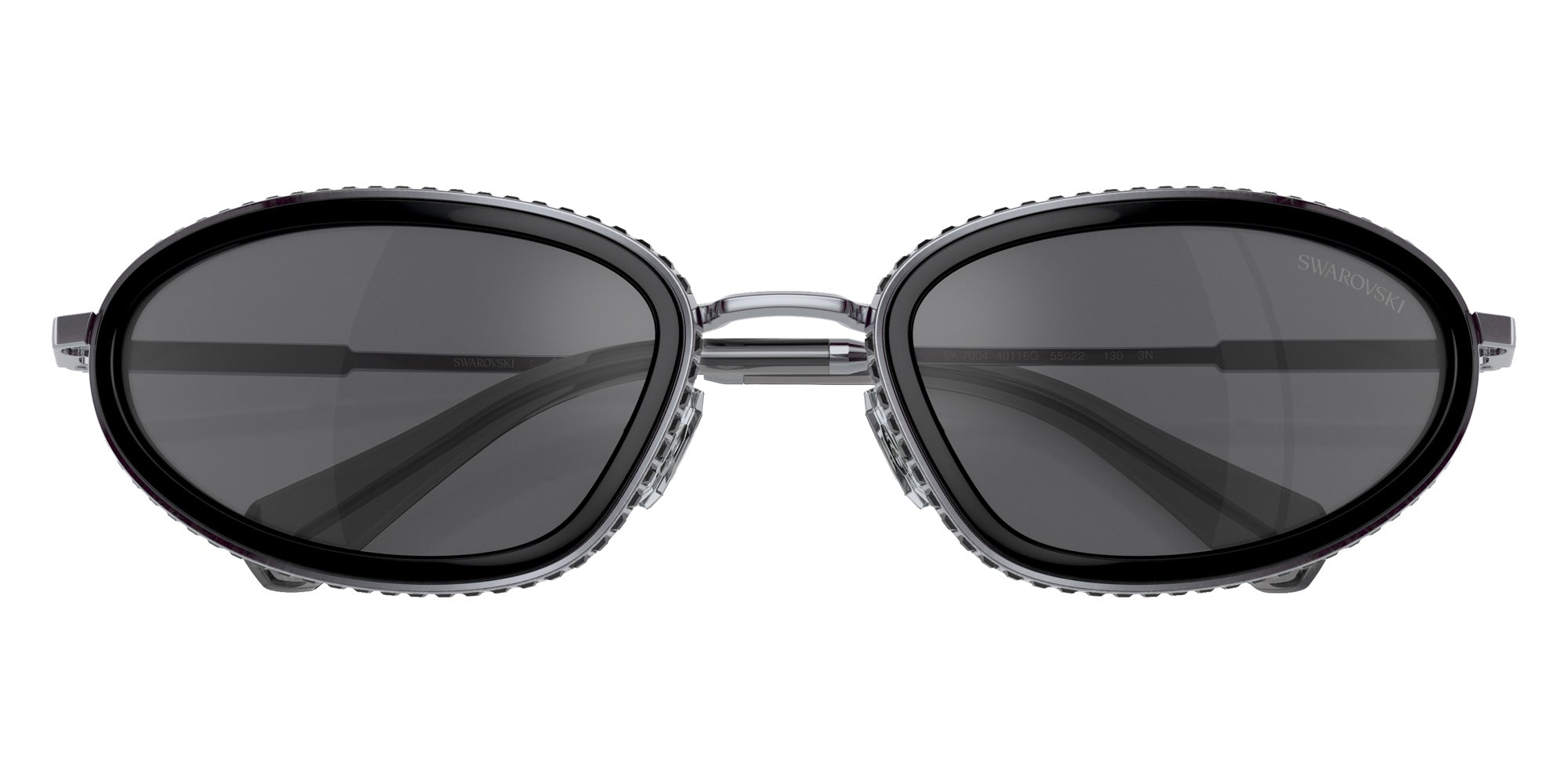 Swarovski SK7004 40116G 55 - Dark Silver/Black / Gray Mirrored Black #id:sk700440116g_s:104120