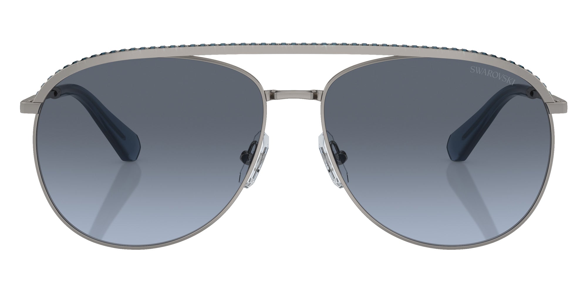 Swarovski SK7005 40098F 58 - Gunmetal / Blue Gradient Gray #id:sk700540098f_s:108100