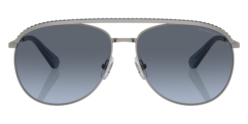 Swarovski SK7005 40098F 58 - Gunmetal / Blue Gradient Gray #id:sk700540098f_s:108100