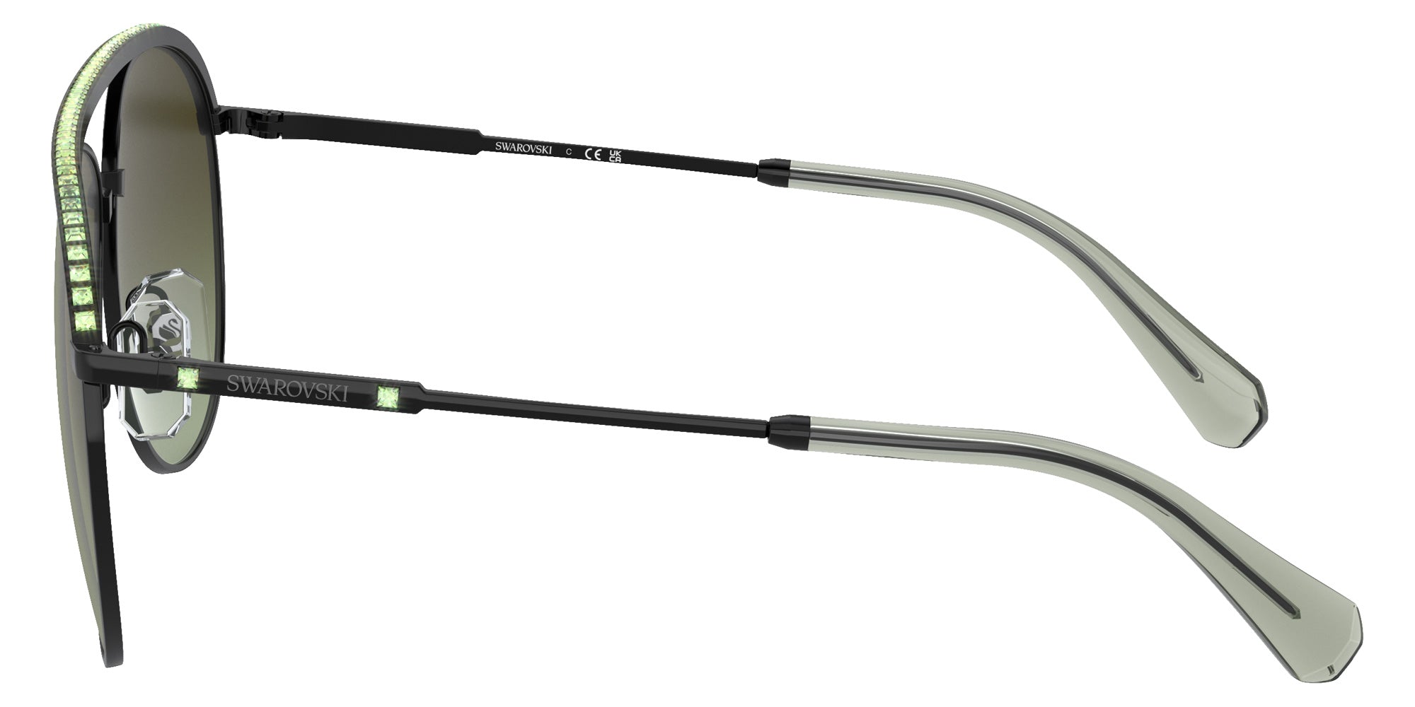 Swarovski SK7005 4010E8 58 - Black / Green Gradient Brown #id:sk70054010e8_s:112110