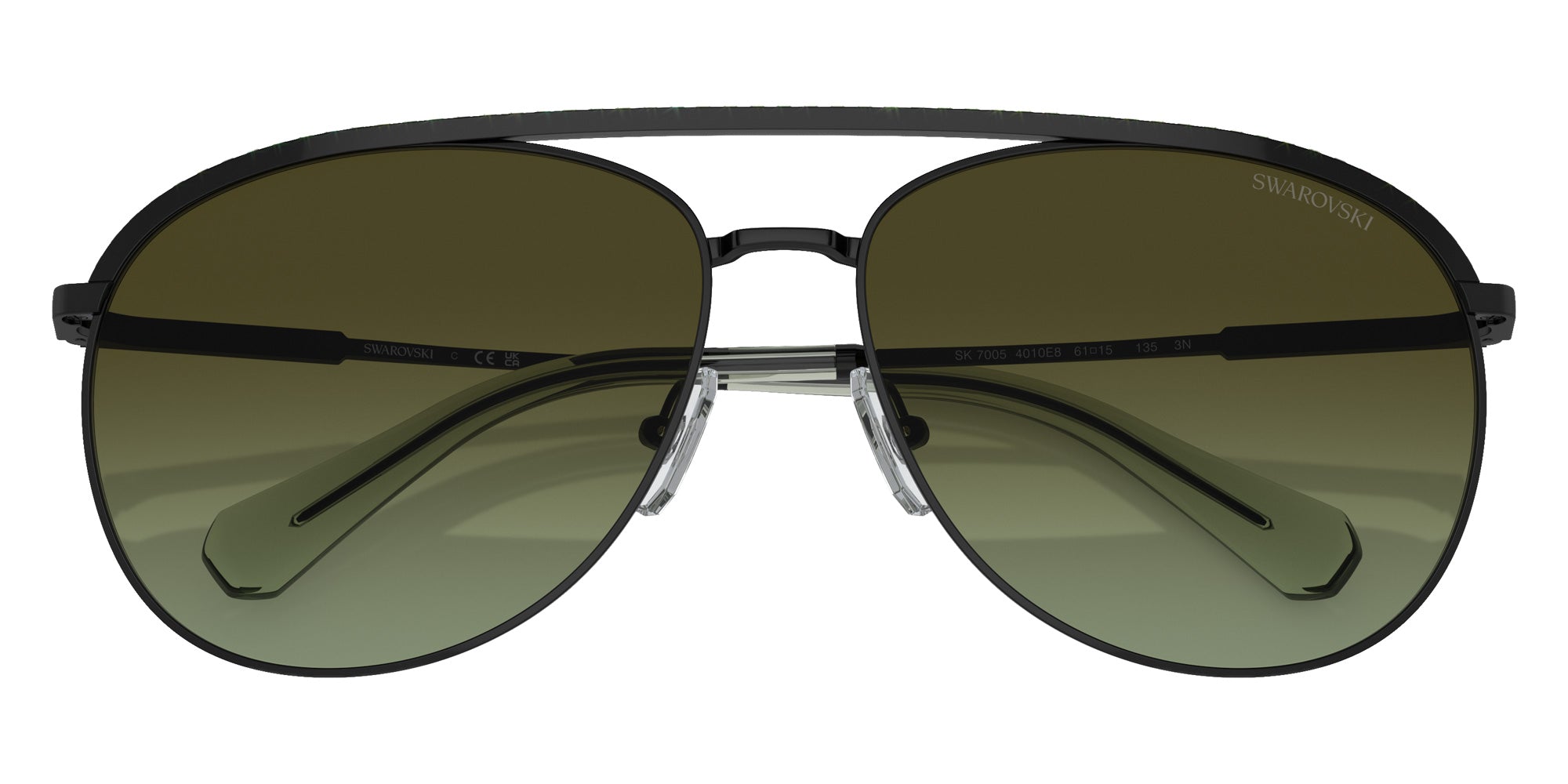 Swarovski SK7005 4010E8 58 - Black / Green Gradient Brown #id:sk70054010e8_s:112120