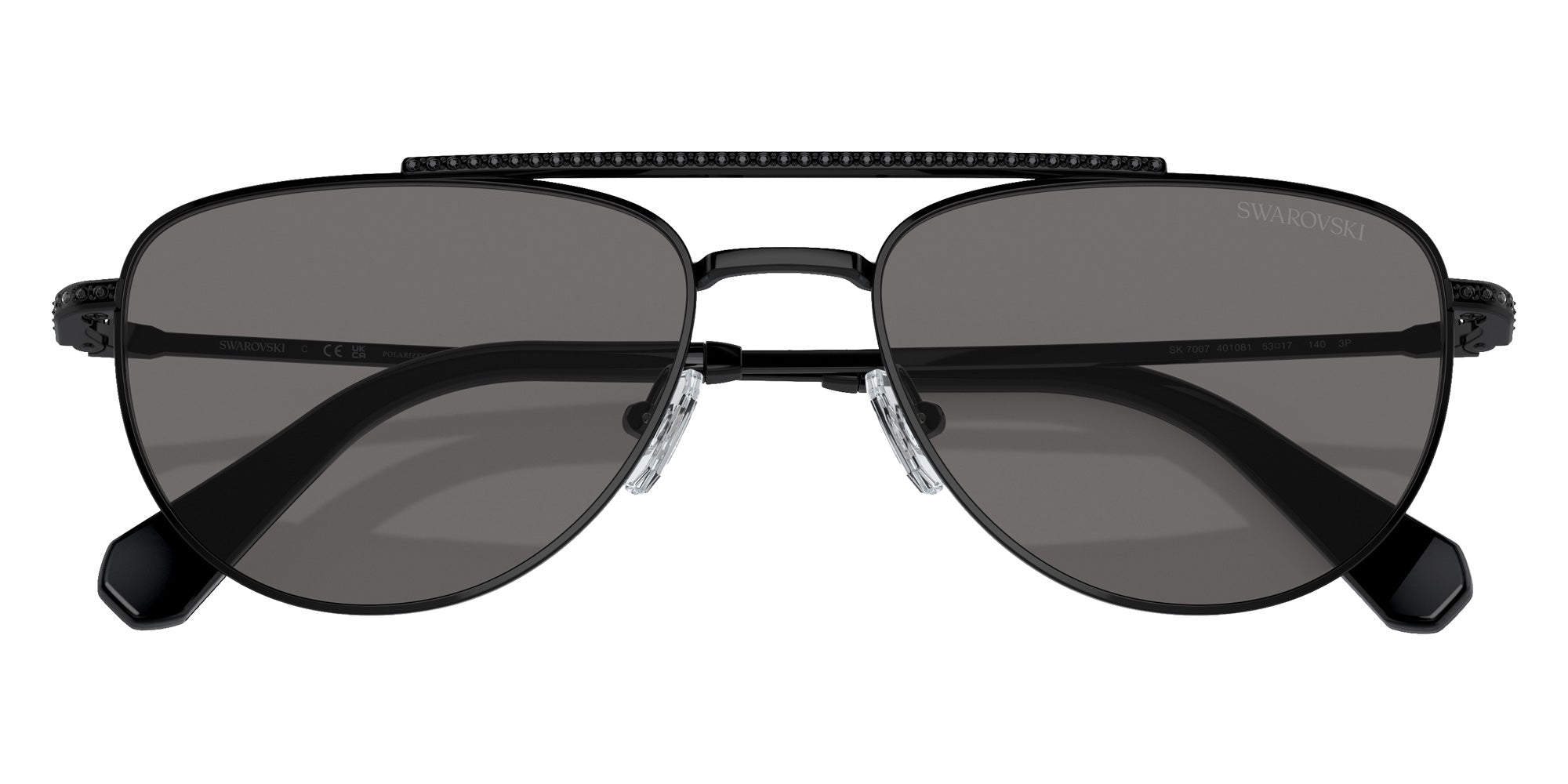 Swarovski SK7007 401081 53 - Black / Dark Gray Polarized #id:sk7007401081_s:102120