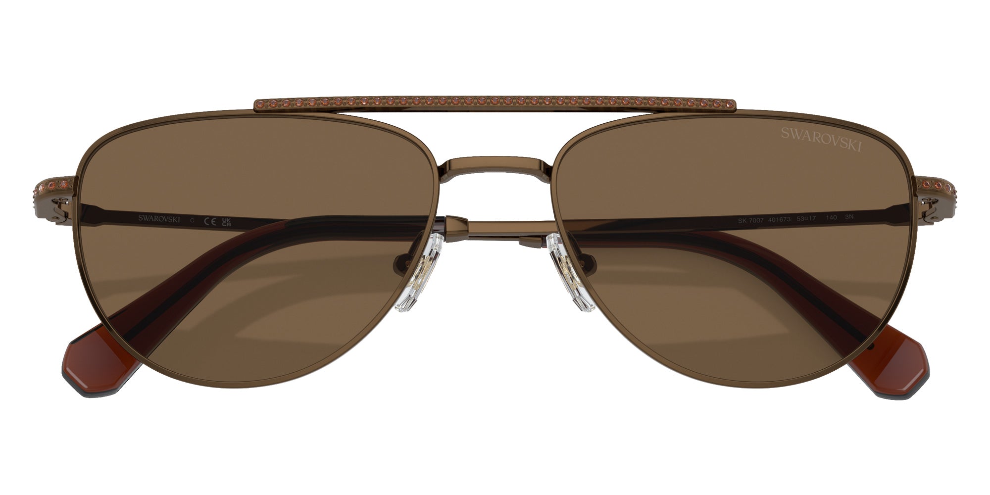 Swarovski SK7007 401673 53 - Bronze / Dark Brown #id:sk7007401673_s:104120