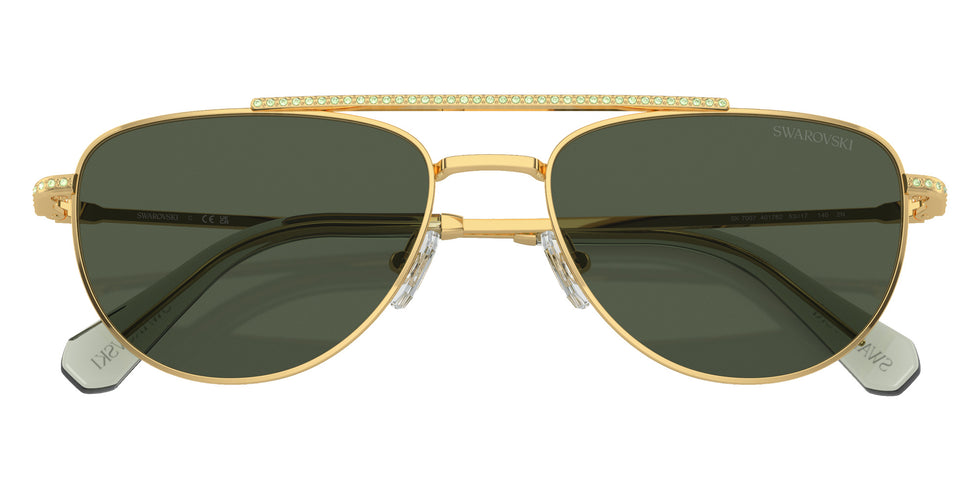 Swarovski SK7007 401782 53 - Gold / Light Green #id:sk7007401782_s:106120