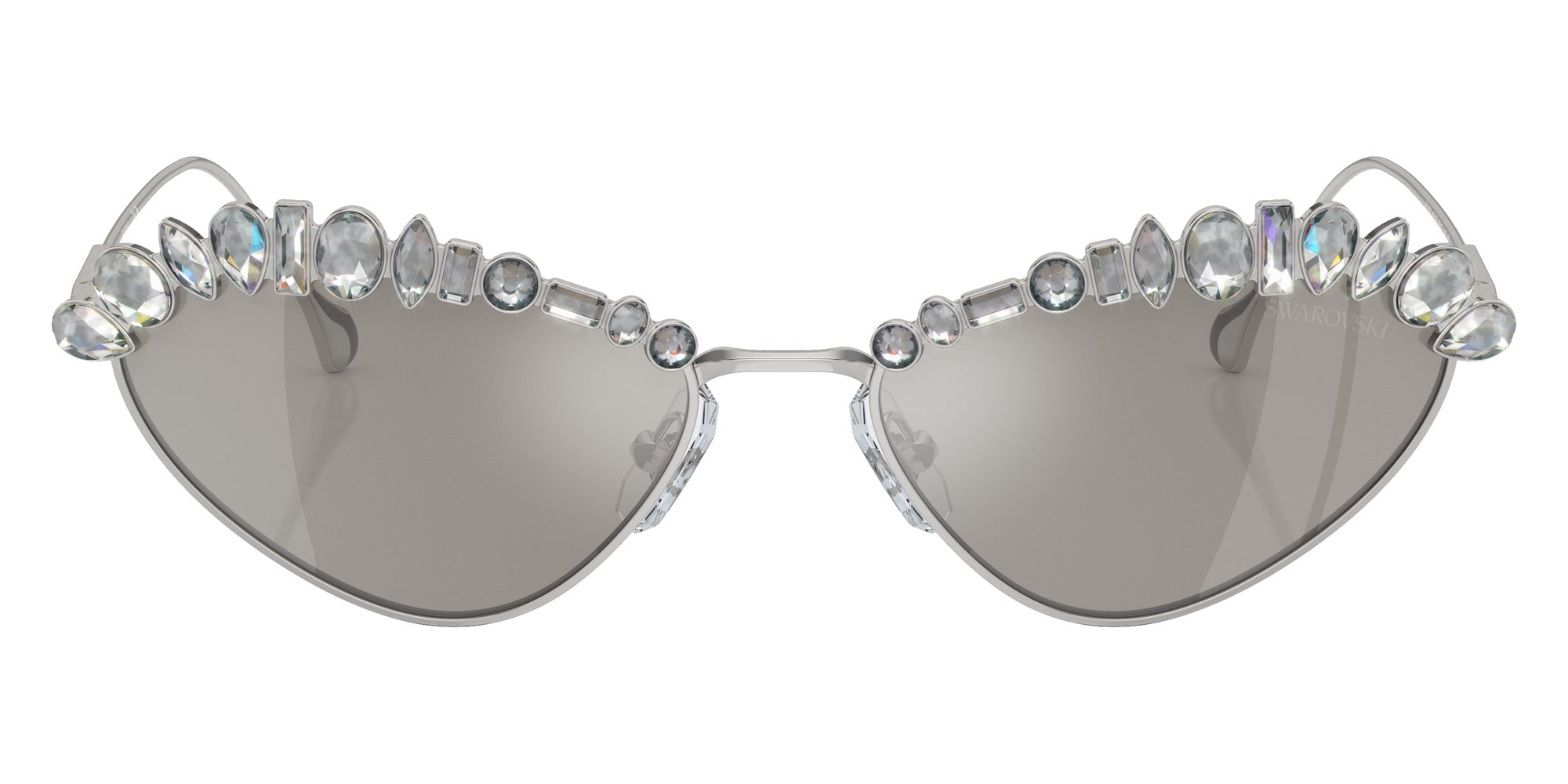 Swarovski SK7009 40016G 55 - Silver / Light Gray Mirrored Silver #id:sk700940016g_s:100100