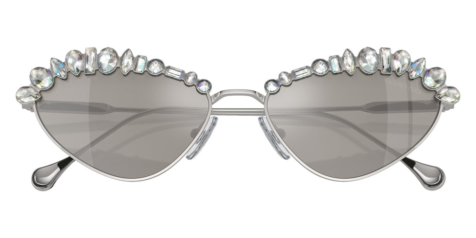 Swarovski SK7009 40016G 55 - Silver / Light Gray Mirrored Silver #id:sk700940016g_s:100120