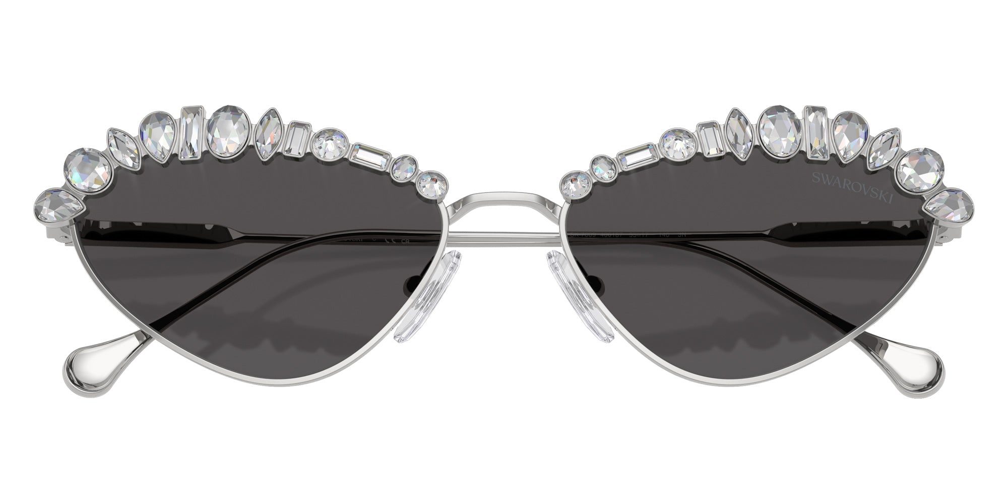 Swarovski SK7009 400187 55 - Silver / Dark Gray #id:sk7009400187_s:102120