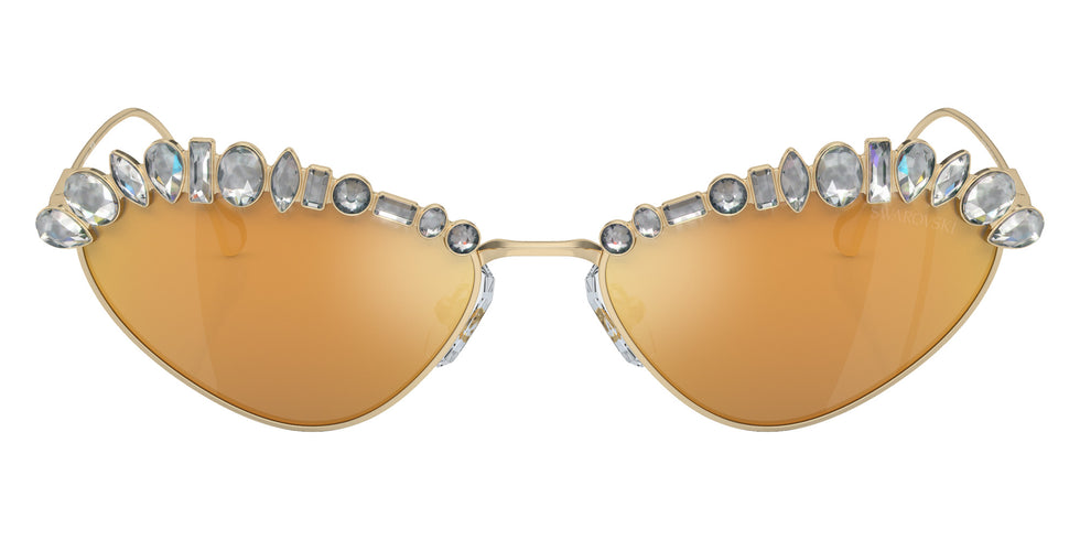 Swarovski SK7009 40137P 55 - Pale Gold / Brown Mirrored Gold #id:sk700940137p_s:104100