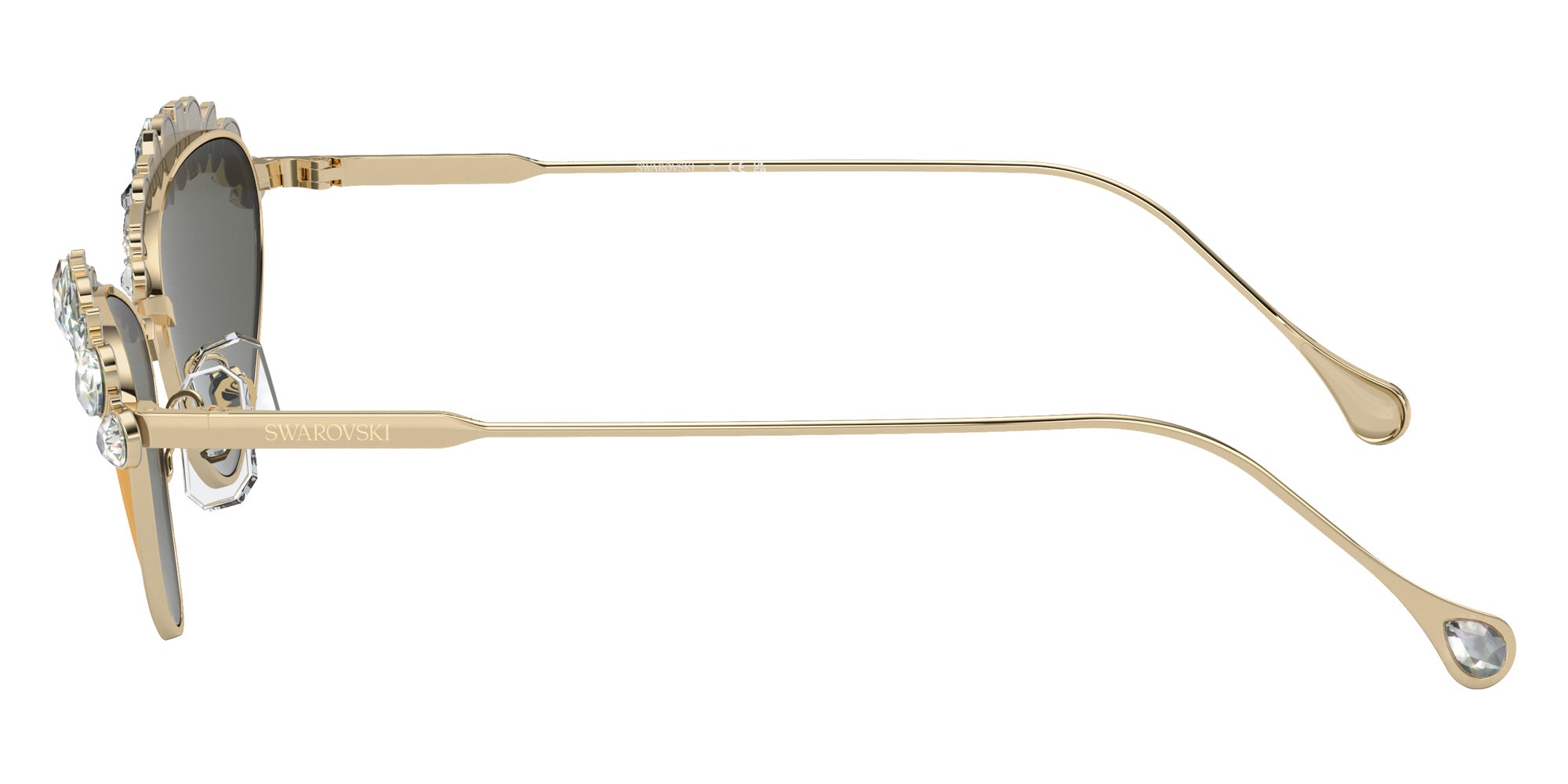 Swarovski SK7009 40137P 55 - Pale Gold / Brown Mirrored Gold #id:sk700940137p_s:104110