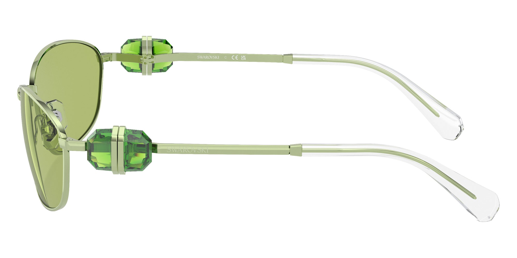 Swarovski SK7010 400630 59 - Green / Light Green Mirrored Silver Internal #id:sk7010400630_s:102110