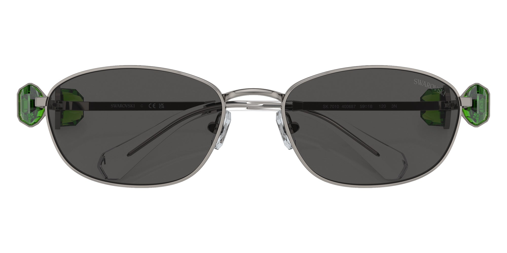 Swarovski SK7010 400687 59 - Gunmetal / Dark Gray #id:sk7010400687_s:104120