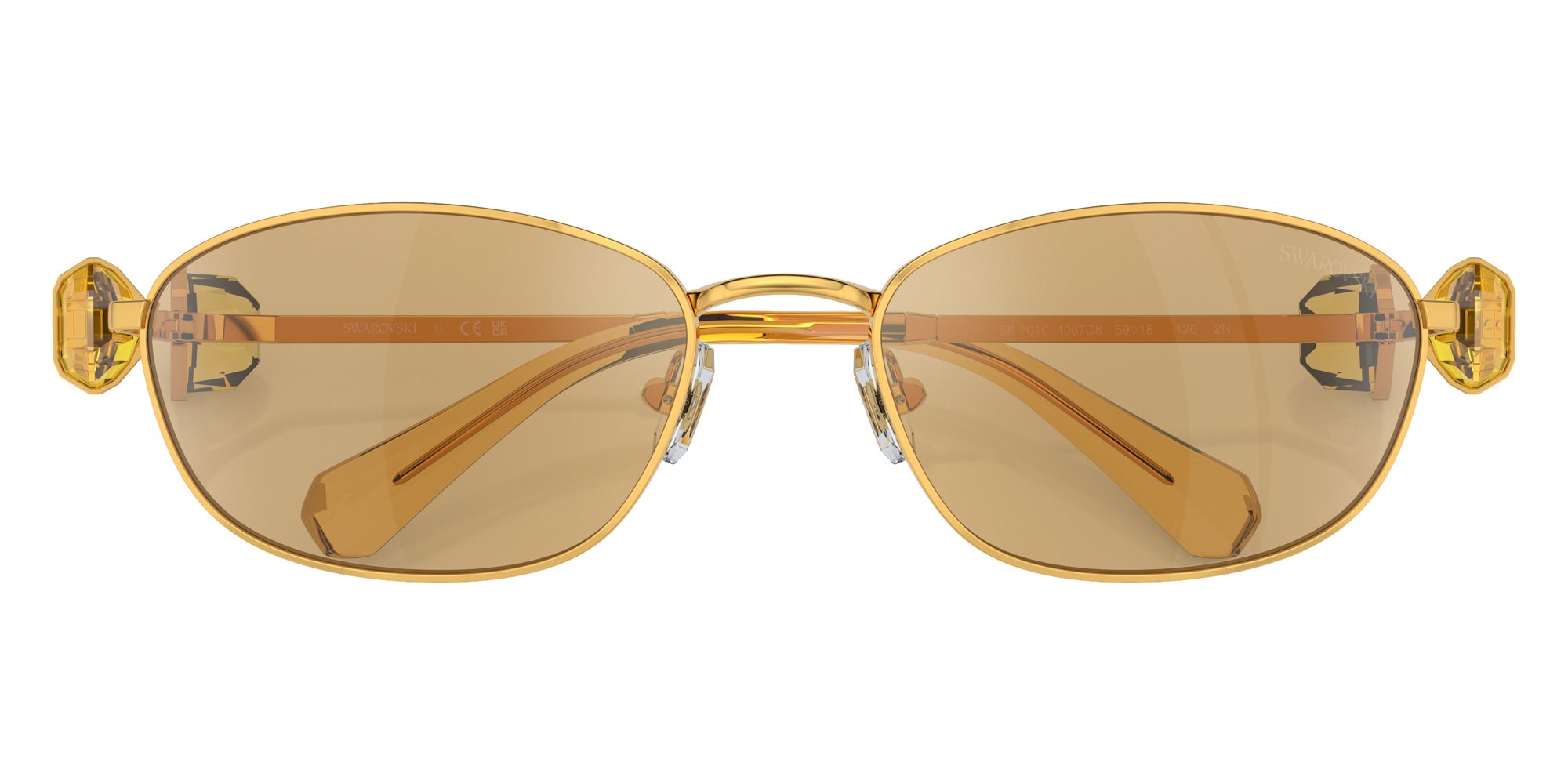 Swarovski SK7010 4007D8 59 - Yellow Gold / Yellow Mirrored #id:sk70104007d8_s:106120
